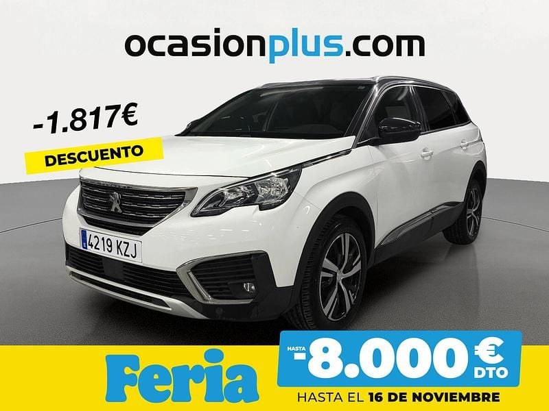 Blanco Usado 2019 Peugeot 5008 Allure SUV | 19.990 € (Precio justo) - Imagen 1/4