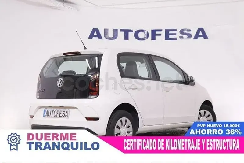 Usado VW up! move up! 60 CV (44 kW) 2018 Blanco Utilitario