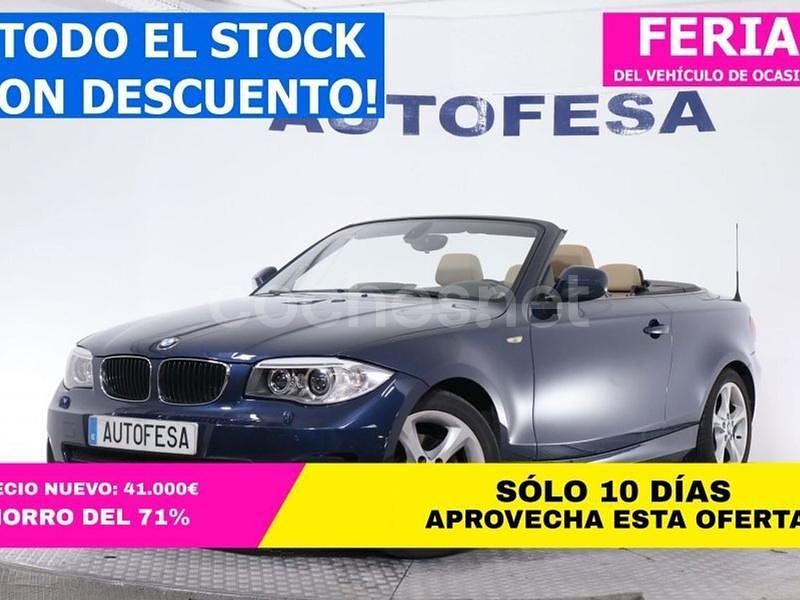 Azul Usado 2013 BMW 118 Cabriolet Descapotable | 11.850 € (Buen precio) - Imagen 1/4