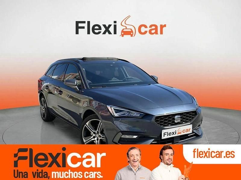 Gris Usado 2021 Seat Leon FR Berlina | 21.290 € (Precio justo) - Imagen 1/4