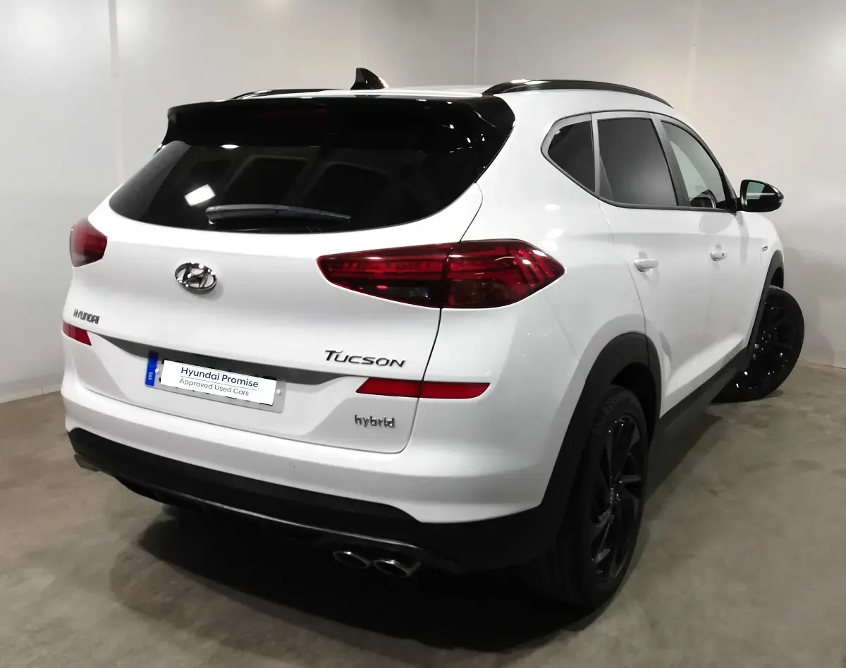 Usado Hyundai Tucson N Line 136 CV (100 kW) 2020 Blanco SUV