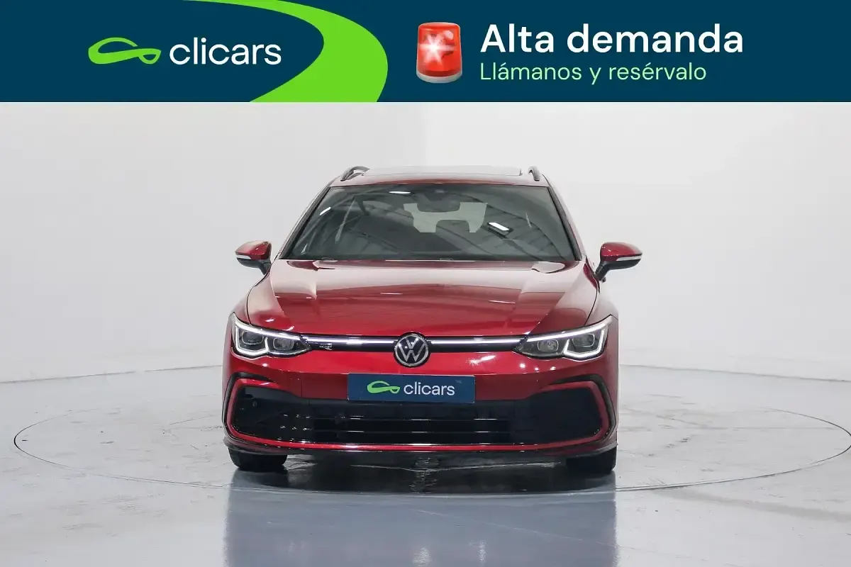 Usado VW Golf VII R-line 150 CV (110 kW) 2021 Rojo Utilitario