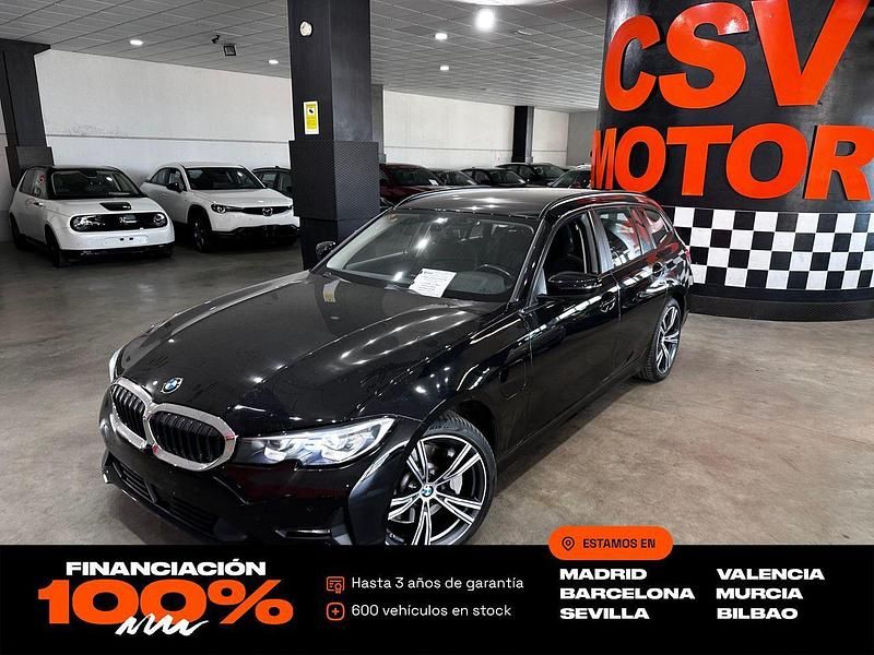 Negro Usado 2021 BMW 330e Familiar | 24.850 € (Precio justo) - Imagen 1/4