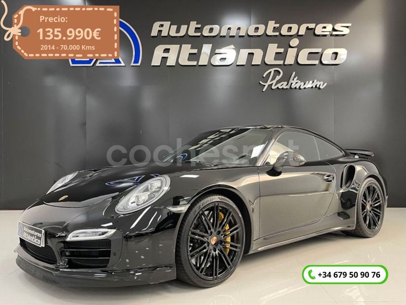 Negro Usado 2014 Porsche 911 Turbo S Coupe | 135.990 € - Imagen 1/4