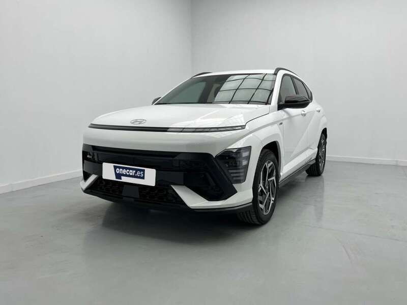 Blanco atlas white Nuevo 2024 Hyundai Kona N Line SUV | 29.590 € (Precio justo) - Imagen 1/4