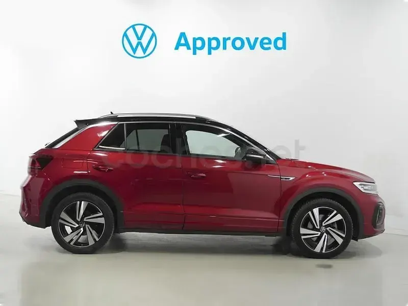 Usado VW T-Roc R-line 190 CV (139 kW) 2022 Rojo SUV