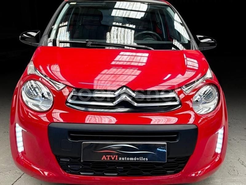 Usado Citroën C1 PureTech 82 CV (60 kW) 2016 Rojo Utilitario