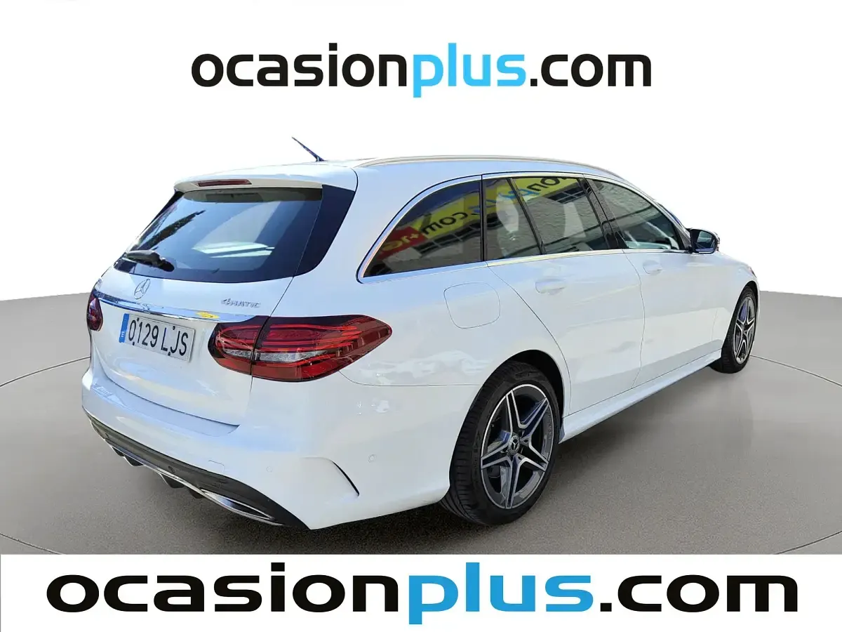 Usado Mercedes C220 AMG 194 CV (142 kW) 2020 Blanco Familiar