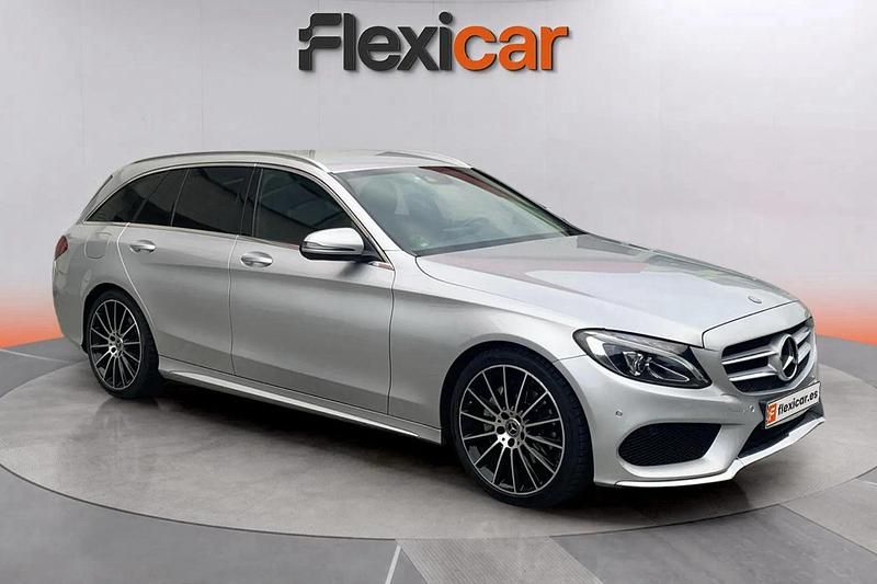 Gris Usado 2018 Mercedes C220 Familiar | 21.490 € (Buen precio) - Imagen 1/4