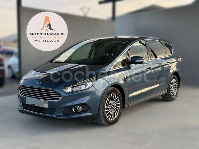 Azul Usado 2019 Ford S-MAX Titanium Monovolumen | 17.900 € (Un poco caro) - Imagen 1/4