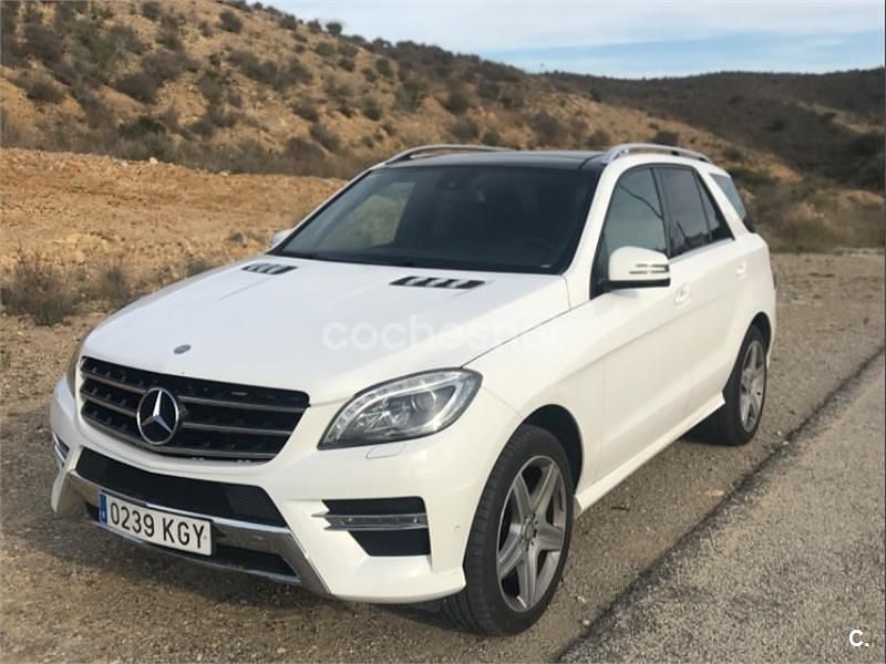 Blanco Usado 2014 Mercedes ML250 SUV | 20.500 € (Caro) - Imagen 1/4