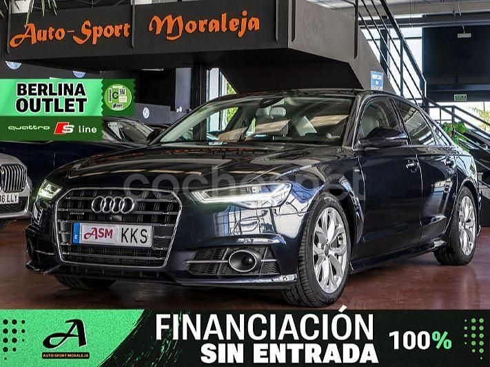 Azul Usado 2018 Audi A6 S-Line Berlina | 21.900 € (Precio justo) - Imagen 1/4