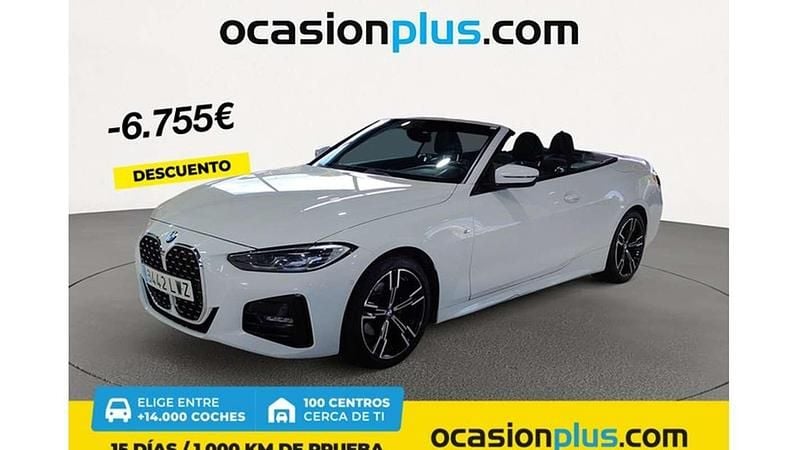 Blanco Usado 2022 BMW 420 Descapotable | 33.245 € (Super precio) - Imagen 1/4