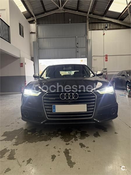 Usado Audi A6 S-Line 218 CV (160 kW) 2016 Negro Berlina