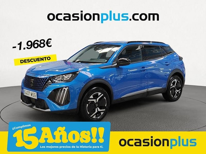 Azul Usado 2024 Peugeot 2008 Allure SUV | 18.350 € (Precio justo) - Imagen 1/4