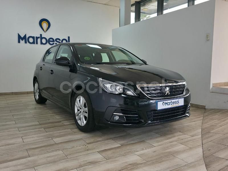Usado Peugeot 308 Active 110 CV (80 kW) 2021 Negro Berlina