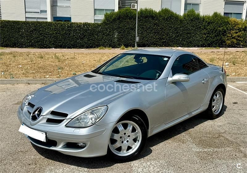 Gris / plata Usado 2005 Mercedes SLK200 Descapotable | 10.400 € (Buen precio) - Imagen 1/4