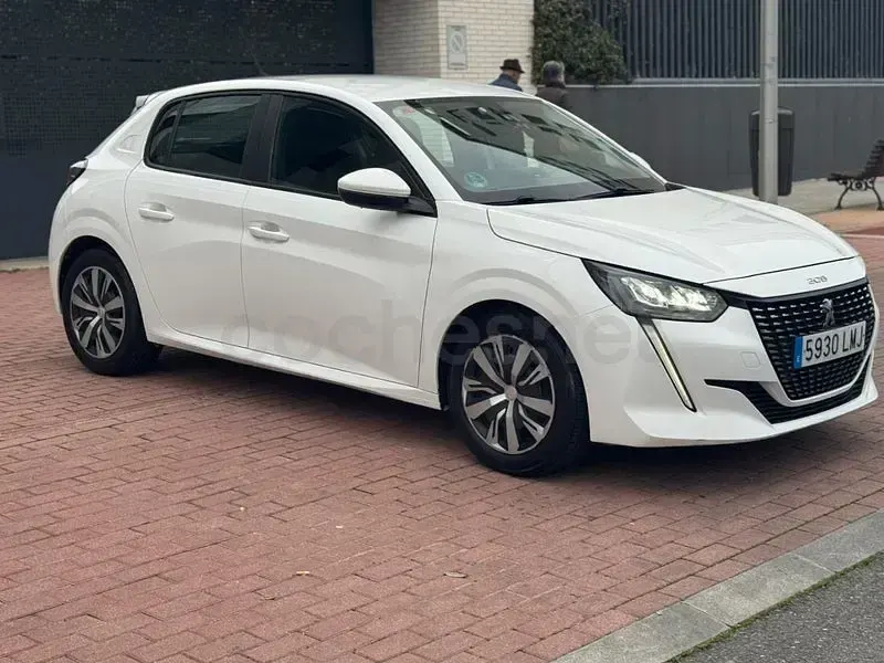 Usado Peugeot 208 Active 75 CV (55 kW) 2021 Blanco Utilitario