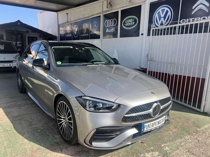Beige Usado 2022 Mercedes C220 Familiar | 43.900 € (Caro) - Imagen 1/4