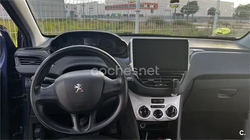 Usado Peugeot 208 Access 68 CV (50 kW) 2014 Azul Utilitario