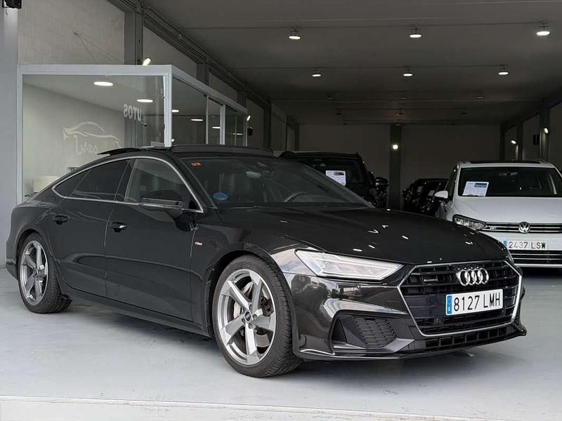 Usado Audi A7 S-Line 299 CV (219 kW) 2021 Negro Berlina