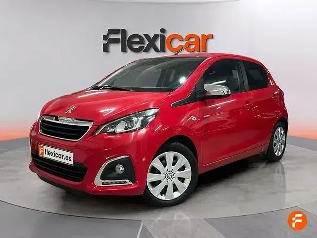 Usado Peugeot 108 Active 72 CV (52 kW) 2021 Rojo