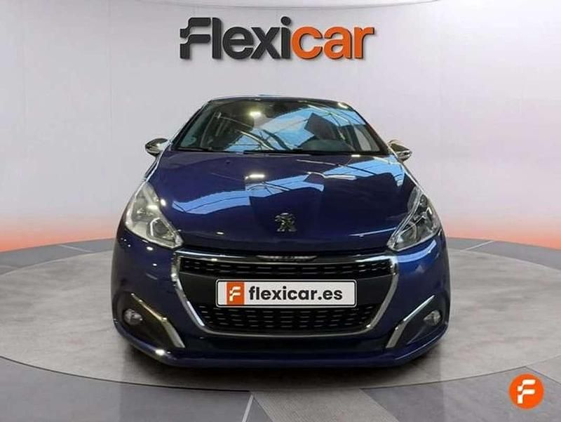 Usado Peugeot 208 Allure 110 CV (80 kW) 2018 Azul Utilitario