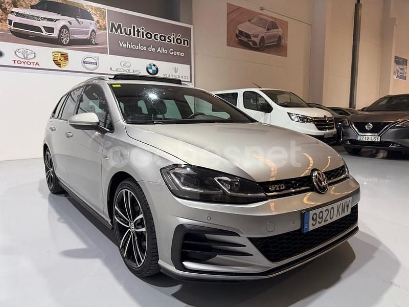 Usado VW Golf VII GTD 184 CV (135 kW) 2018 Gris / plata Familiar