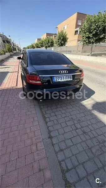 Usado Audi A6 140 CV (102 kW) 2007 Negro Berlina
