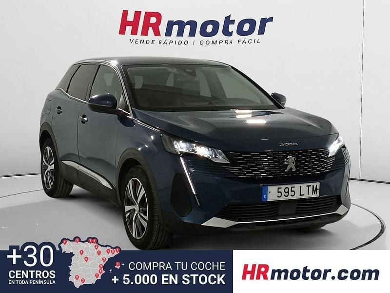 Azul Usado 2021 Peugeot 3008 Allure SUV | 16.290 € (Precio justo) - Imagen 1/4
