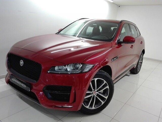 Rojo Usado 2018 Jaguar F-Pace R-Sport SUV | 29.485 € - Imagen 1/4