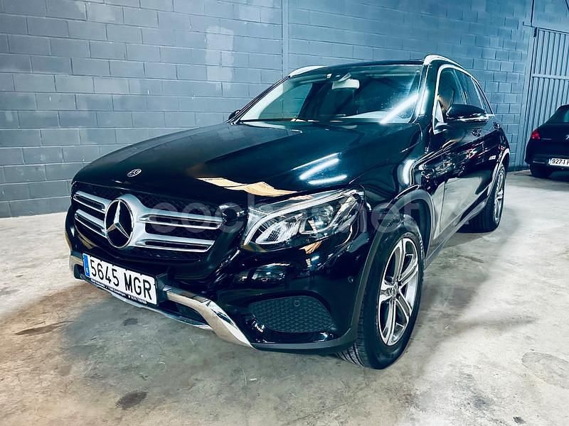 Usado Mercedes GLC220 170 CV (125 kW) 2017 Negro SUV