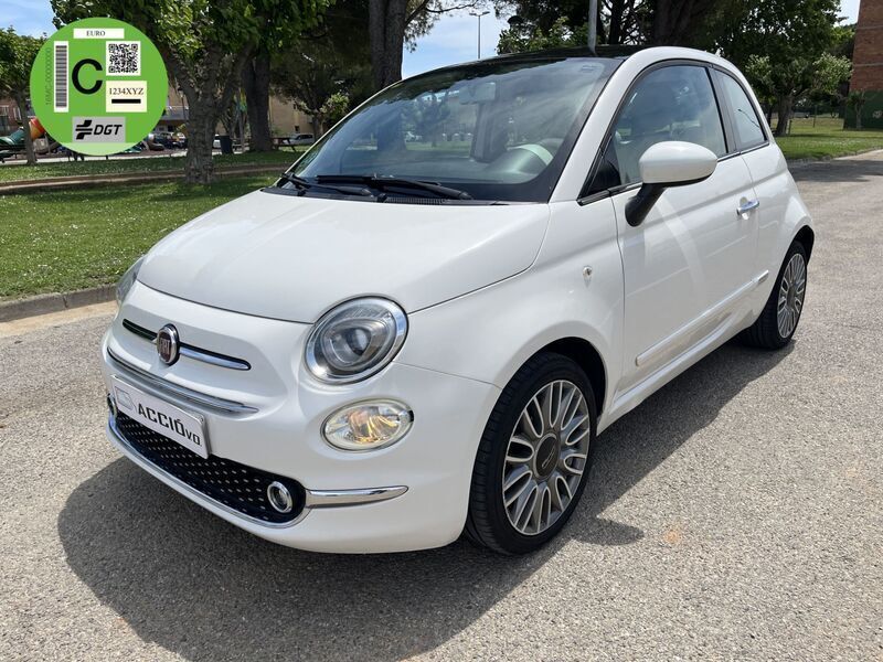 Beige Usado 2017 Fiat 500 Lounge Utilitario | 7900 € (Precio justo) - Imagen 1/4