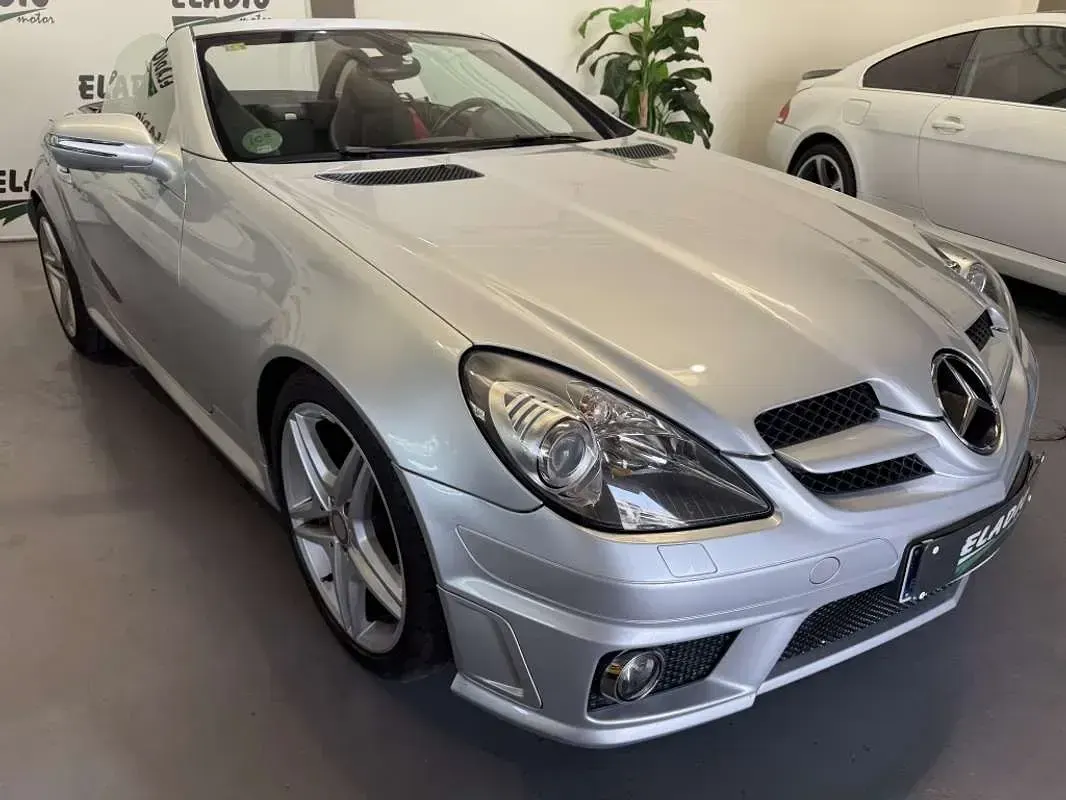 Usado Mercedes SLK350 Edition 305 CV (224 kW) 2010 Gris Descapotable