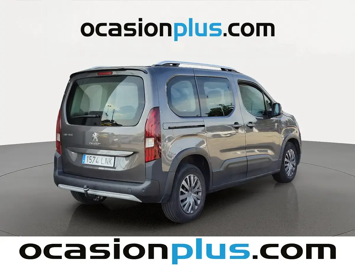 Usado Peugeot Rifter Allure 110 CV (80 kW) 2021 Gris Monovolumen