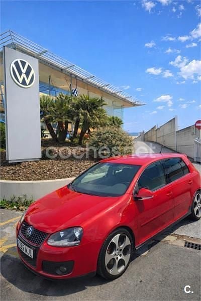 Usado VW Golf V GTI 200 CV (147 kW) 2007 Rojo Berlina