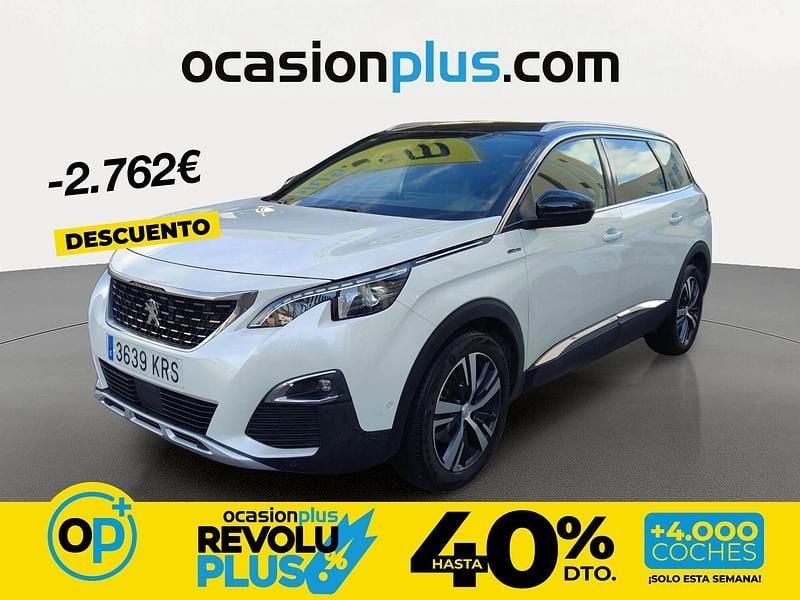 Usado Peugeot 5008 GT-line 130 CV (95 kW) 2018 Blanco SUV