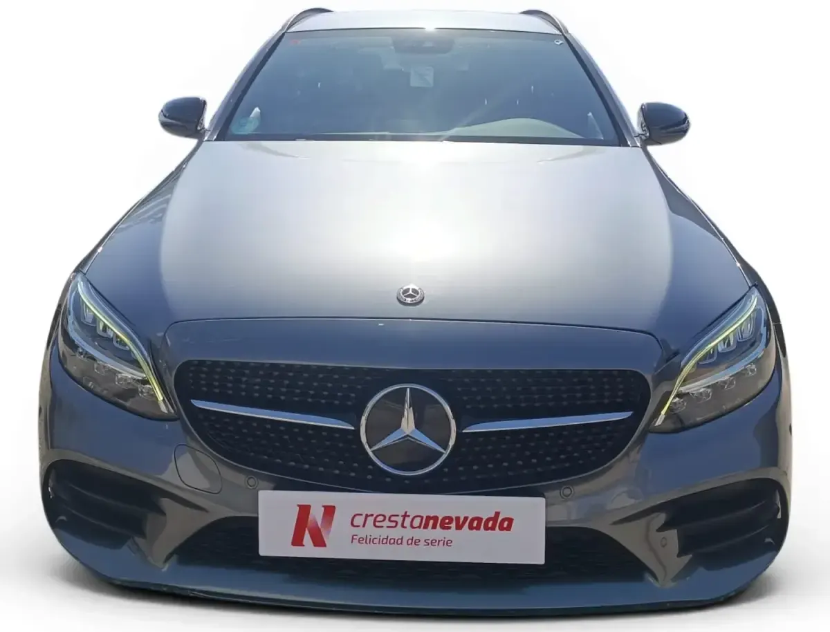 Usado Mercedes C220 AMG line 194 CV (142 kW) 2021 Gris Familiar