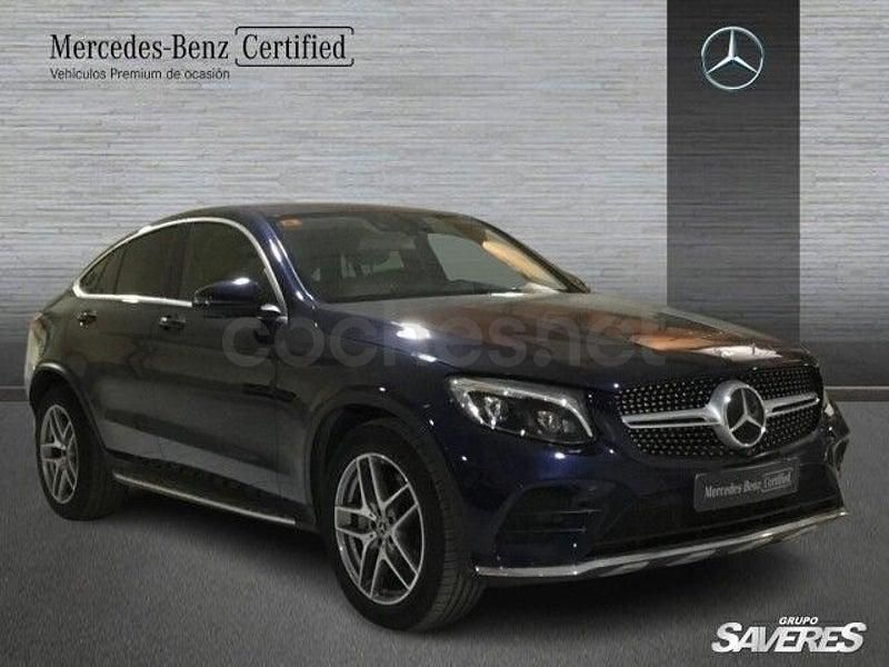 Usado Mercedes GLC250 204 CV (150 kW) 2018 Azul Coupe