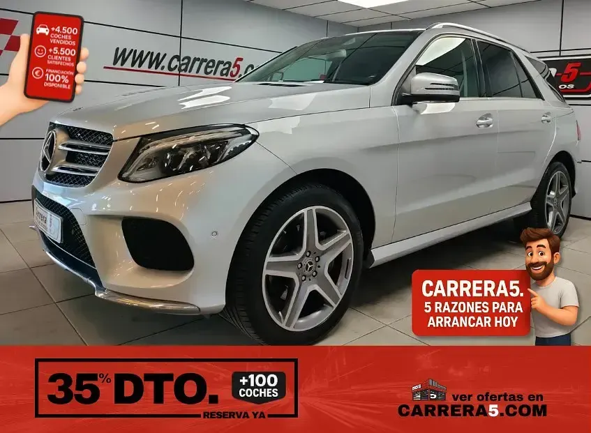 Usado Mercedes GLE350 258 CV (189 kW) 2018 Gris SUV