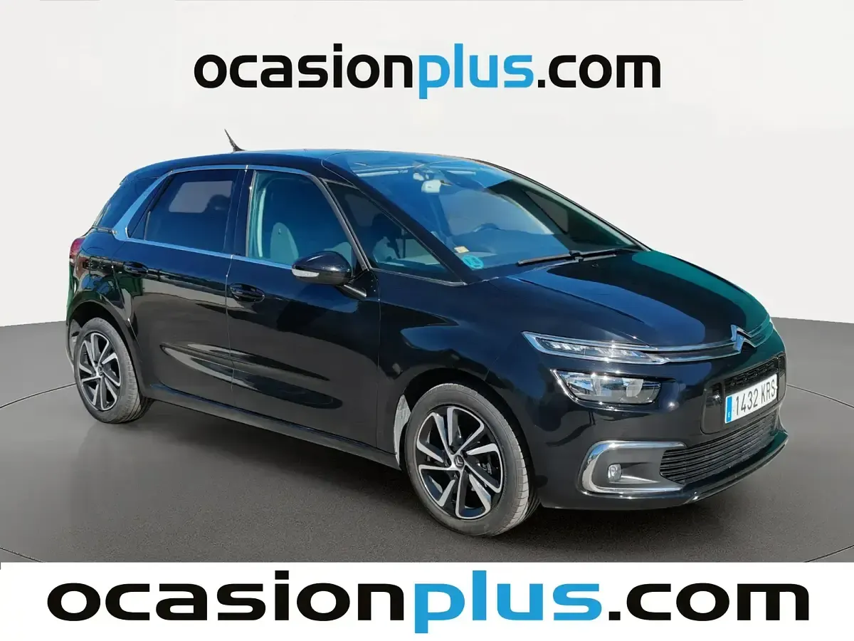 Usado Citroën C4 Feel 130 CV (95 kW) 2018 Negro Monovolumen