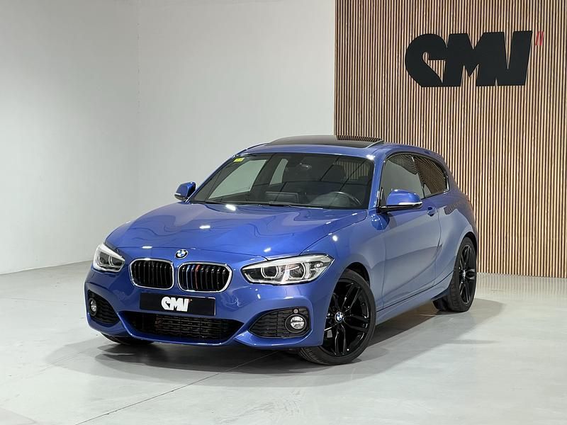 Usado BMW 116 116 CV (85 kW) 2018 Azul Utilitario