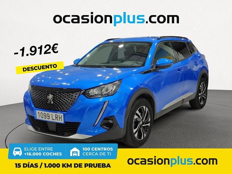 Azul Usado 2021 Peugeot 2008 Allure SUV | 14.600 € (Precio justo) - Imagen 1/4