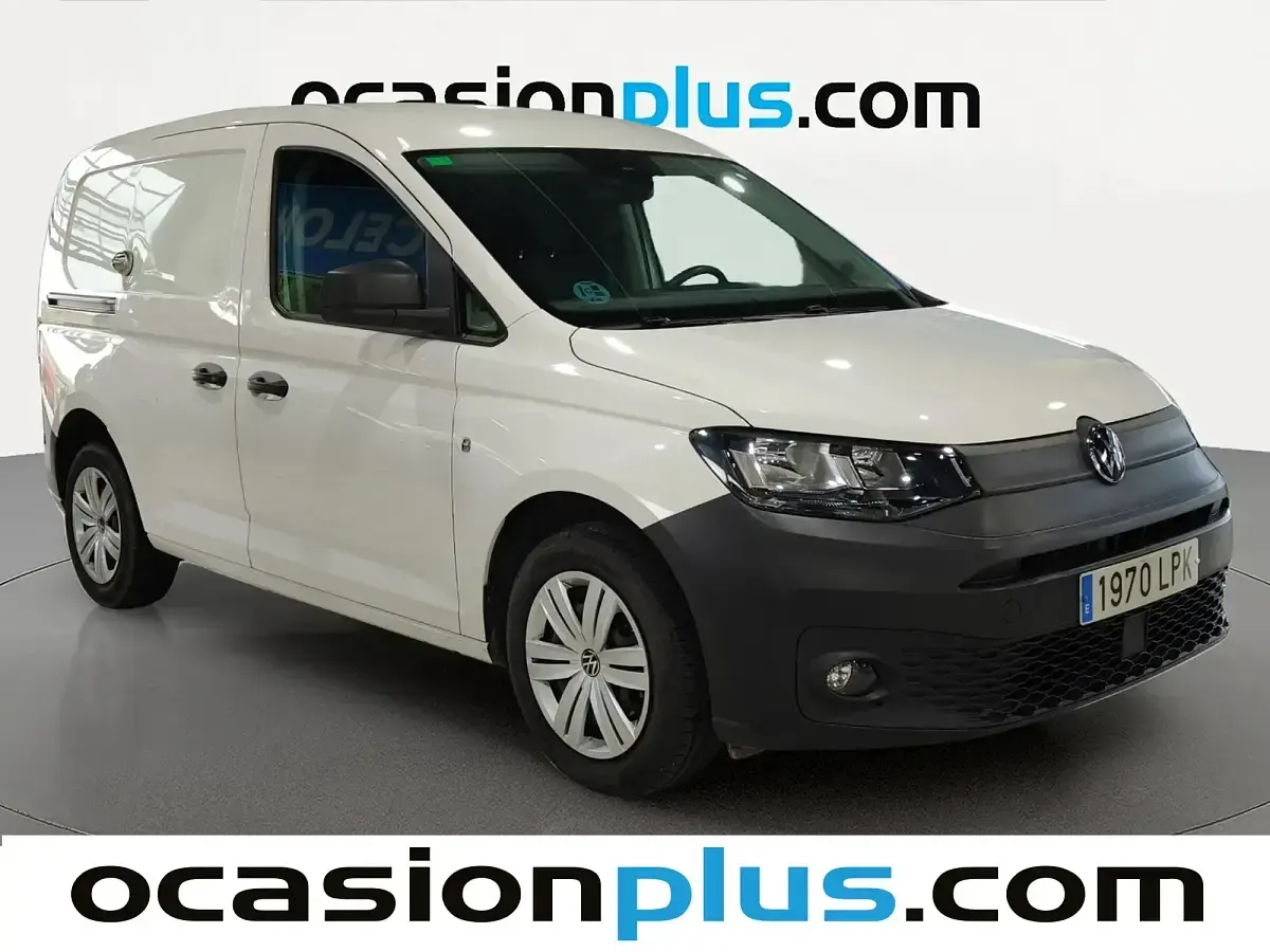 Usado VW Caddy 75 CV (55 kW) 2021 Blanco Monovolumen