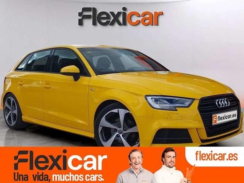 Amarillo Usado 2018 Audi A3 Sportback Utilitario | 18.190 € (Precio justo) - Imagen 1/4