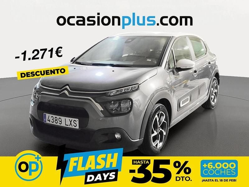 Usado Citroën C3 Feel 83 CV (61 kW) 2022 Gris / plata Berlina
