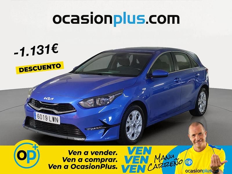 Usado Kia Ceed 100 CV (73 kW) 2022 Azul Utilitario