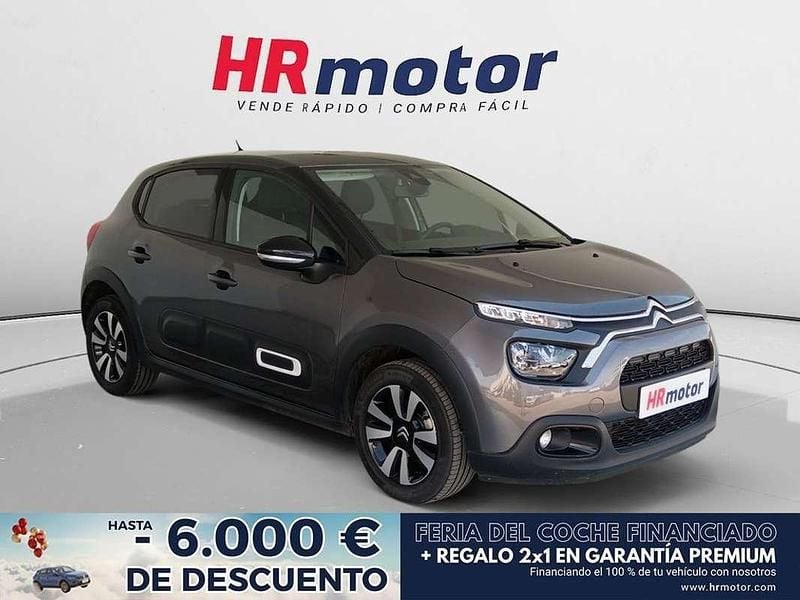 Gris Usado 2024 Citroën C3 PureTech Utilitario | 12.290 € (Precio justo) - Imagen 1/4
