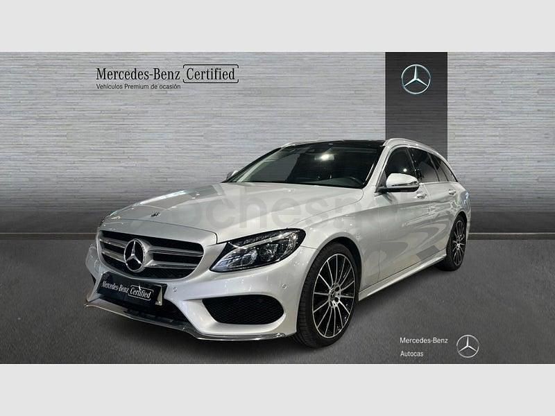 Usado Mercedes C220 194 CV (142 kW) 2019 Gris / plata Familiar