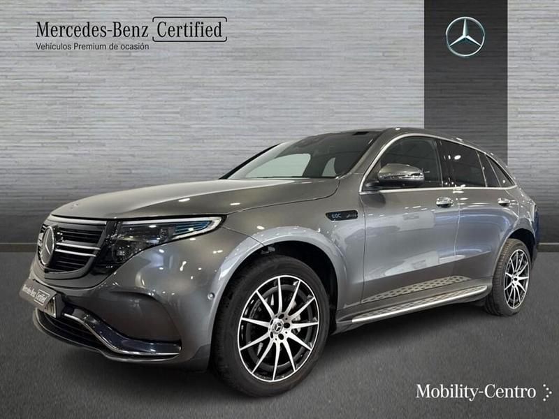 Usado Mercedes EQC400 300 kW (408 CV) 2021 Gris selenita metalizado SUV